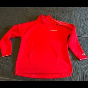 Champion sweatshirt with side zip neck